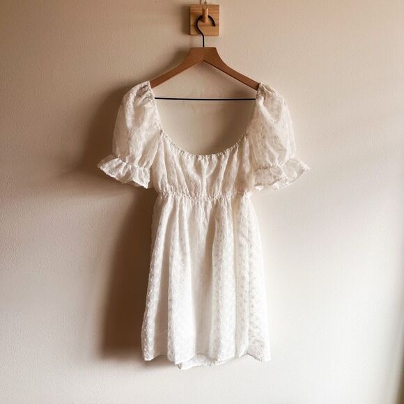 Reformation Channa Eyelet Dress Size 2 - Picture 5 of 7